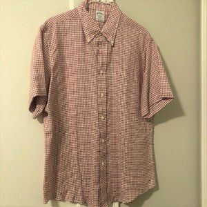 Brooks Brothers Seersucker Short Sleeve Polo